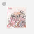 Flake stickers Coordinate - Watercolor - Warm Color - 1 - BGM - Tidformera