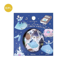 Flake stickers - Fairy Tale - Cinderella - 1 - BGM - Tidformera
