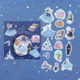 Flake stickers - Fairy Tale - Cinderella - BGM - Tidformera