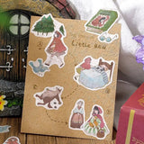 Flake stickers - Fairy Tale - Red Riding Hood - BGM - Tidformera