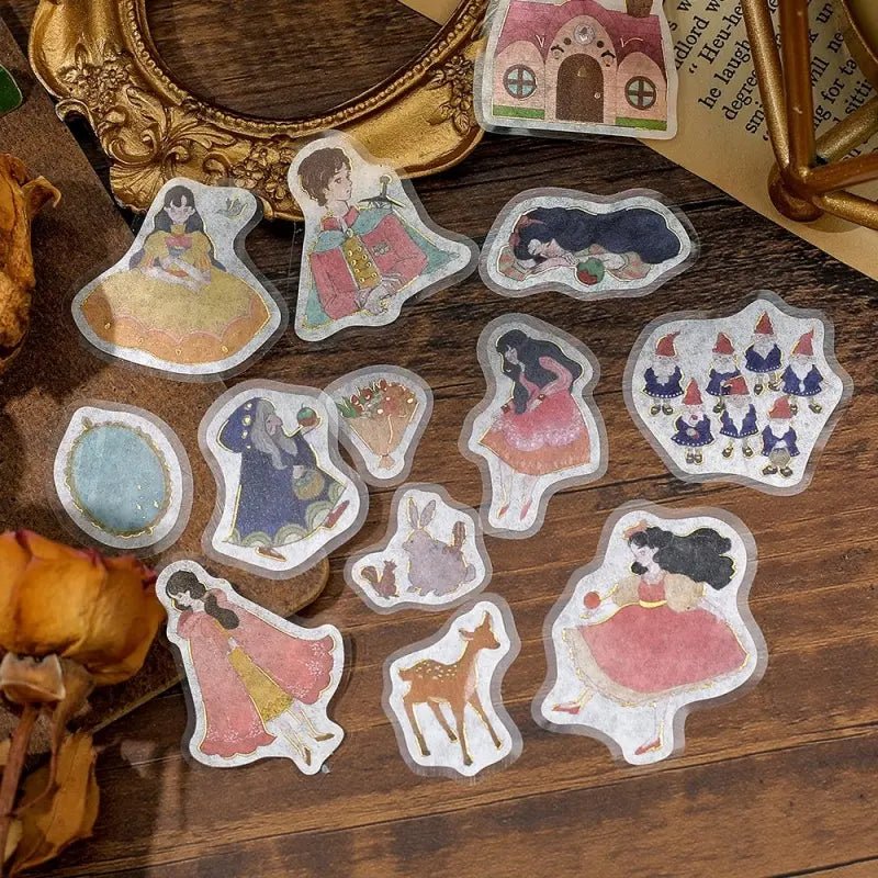 Flake stickers - Fairy Tale - Snow White - BGM - Tidformera