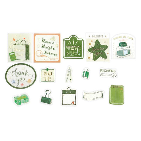 Flake stickers Holiday store tour - Stationery - 2 - BGM - Tidformera