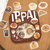 Flake stickers - Ippai - A lot of Western food - 5 - BGM - Tidformera