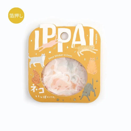 Flake stickers - Ippai - Full of cats - 1 - BGM - Tidformera