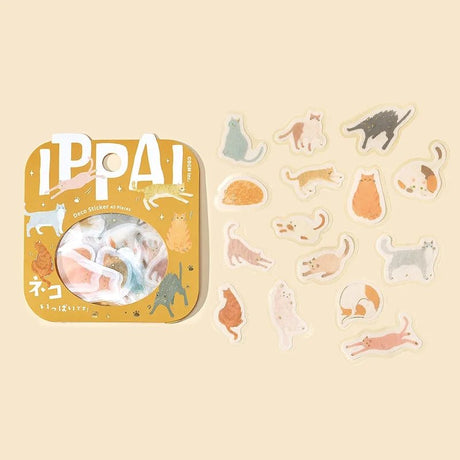 Flake stickers - Ippai - Full of cats - 2 - BGM - Tidformera