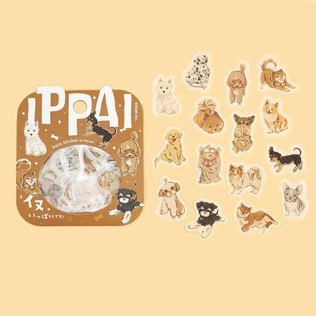 Flake stickers - Ippai - Full of dogs - 2 - BGM - Tidformera