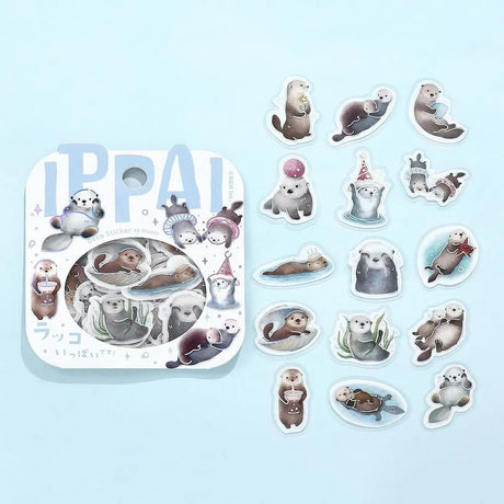 Flake stickers - Ippai - Full of sea otters! - 3 - BGM - Tidformera