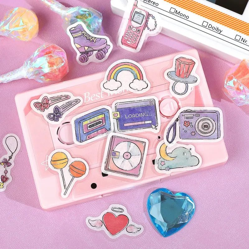 Flake stickers - Ippai - Retro is full of them - 3 - BGM - Tidformera