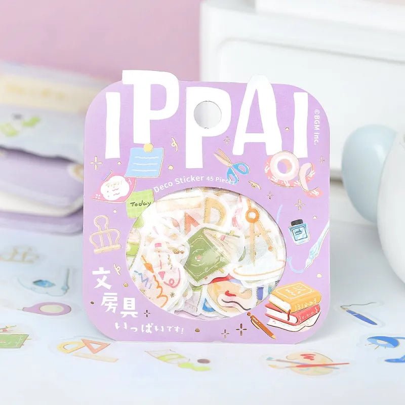 Flake stickers - Ippai - Stationery is full of stationery - 5 - BGM - Tidformera