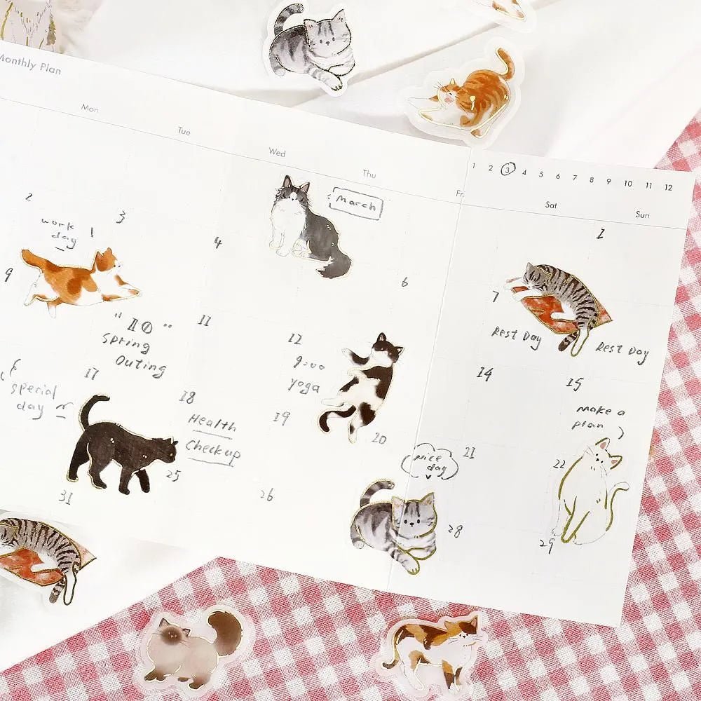 Flake stickers - Ippai - There are a lot of cats - 3 - BGM - Tidformera