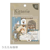 Flake stickers Kittery - Coffee - Q-LiA - Tidformera