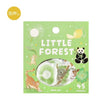 Flake stickers Little Forest - Green - BGM - Tidformera