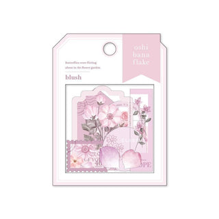 Flake stickers Oshi bana - Blush - 1 - Mind Wave - Tidformera