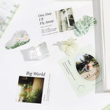 Flake stickers Photo - Green - BGM - Tidformera