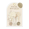 Flake stickers Poche Bouquet Bloom - Ivory - Q-LiA - Tidformera