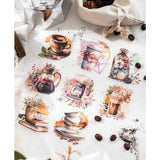 Flake stickers Romantic café - Selected Mellow - Other - Tidformera