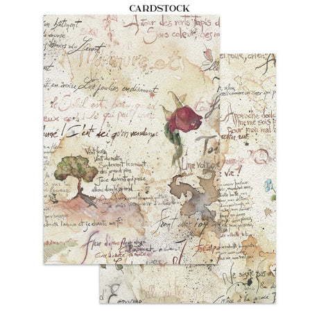 Focus points - Junk Journal - Flowers and Poems - 2 - Stamperia - Tidformera