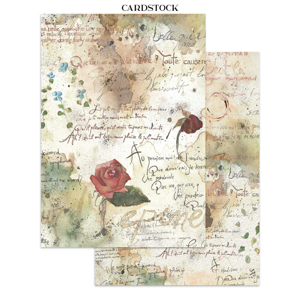 Focus points - Junk Journal - Flowers and Poems - 3 - Stamperia - Tidformera