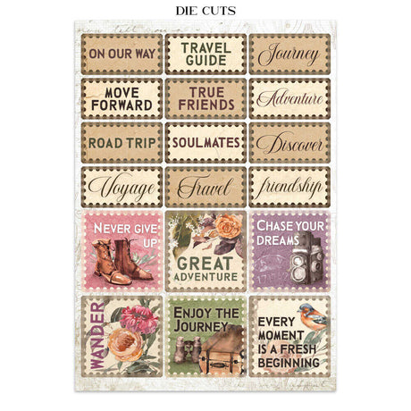 Focus points - Junk Journal - Our Way - 6 - Stamperia - Tidformera