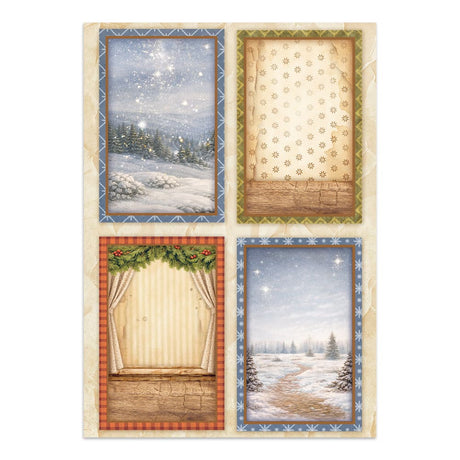 Focus points - Junk Journal - Silent Night - 5 - Stamperia - Tidformera