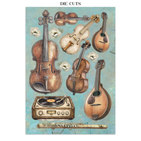 Focus points - Junk Journal - Symphony - 15 - Stamperia - Tidformera