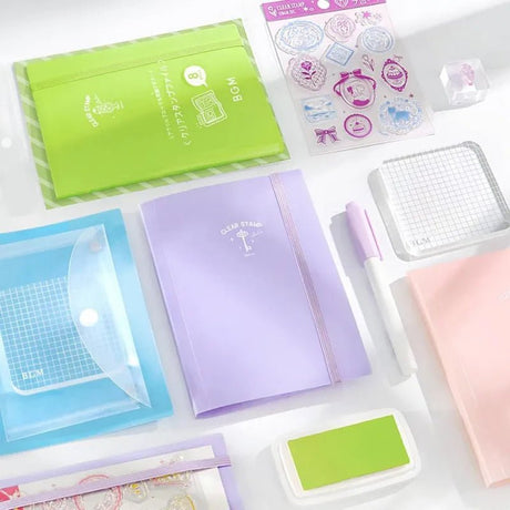 Förvaringsmapp BGM Clear stamps - Baby Blue - 4 - BGM - Tidformera