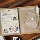 Förvaringsmapp BGM Clear stamps - Coffee - BGM - Tidformera