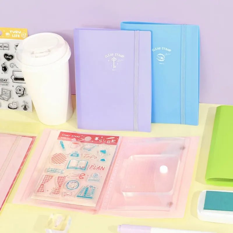Förvaringsmapp BGM Clear stamps - Lilac - 4 - BGM - Tidformera