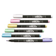 Fudenosuke Brush pen Förpackningar - Soft tip Pastel colors 6-pack - Tombow - Tidformera