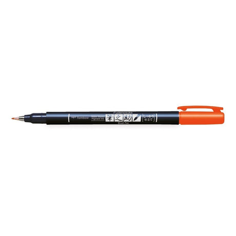 Fudenosuke Brush pen - Orange 28 - 1 - Tombow - Tidformera