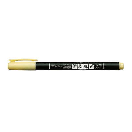 Fudenosuke Brush pen Pastel Soft - Pale yellow - 1 - Tombow - Tidformera