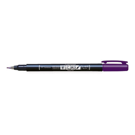 Fudenosuke Brush pen - Purple 18 - Tombow - Tidformera