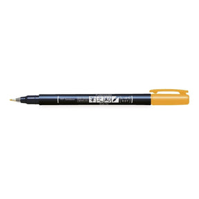 Fudenosuke Brush pen - Yellow 03 - 1 - Tombow - Tidformera