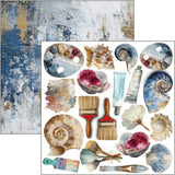 Fussy Cut Pad 24 - pack - An artist journey - 4 - Ciao Bella - Tidformera