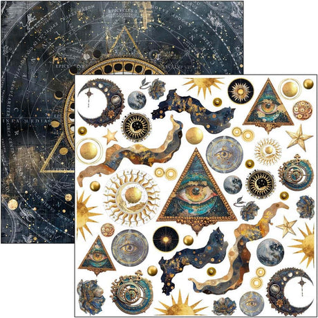 Fussy Cut Pad 24 - pack - Celestial - 2 - Ciao Bella - Tidformera