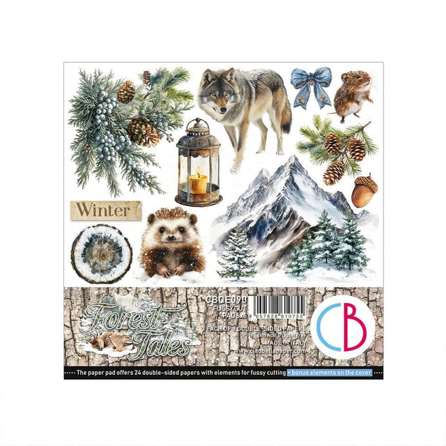 Fussy Cut Pad 24 - pack - Forest Tales - 1 - Ciao Bella - Tidformera