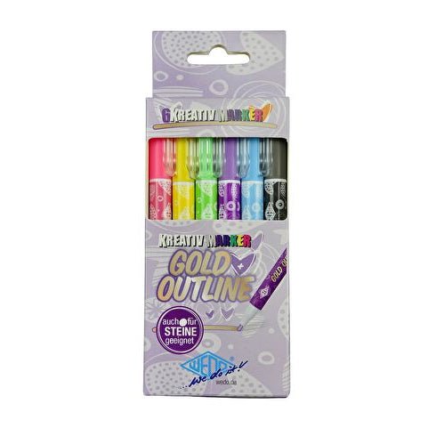 Fyndhörna - Creative Marker Gold+Outline - 1 - Tidformera - Tidformera