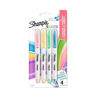 Fyndhörna - Sharpie S - Note Chisel 4 - pack - 1 - Tidformera - Tidformera