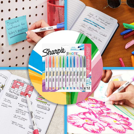 Fyndhörna - Sharpie S - Note Chisel 4 - pack - 2 - Tidformera - Tidformera
