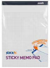 Fyndhörna - Sticky Memo 254x178 50 Blad Rutat Vit - 1 - Tidformera - Tidformera