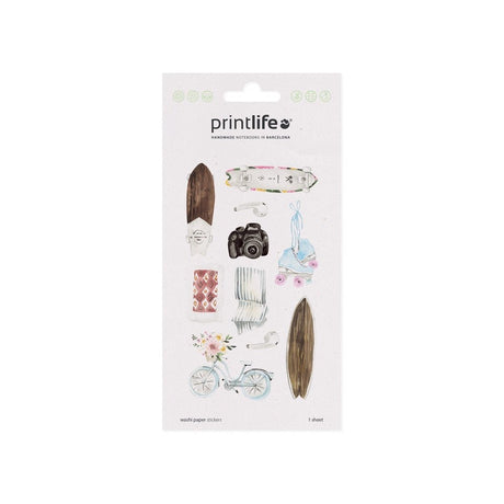 Fyndhörna Washi Stickers Printlife Summer 02 - 1 - Tidformera - Tidformera