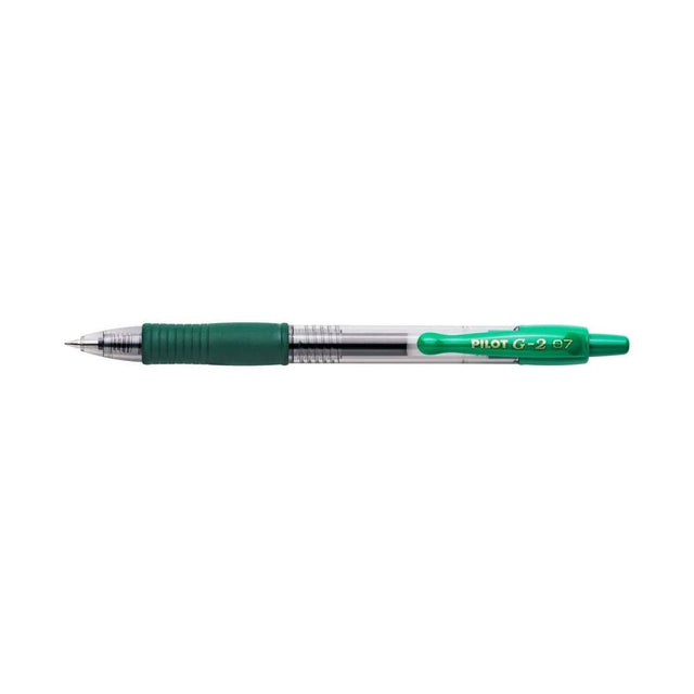 G-2 Gelkulpenna Medium 07 - Green - Pilot - Tidformera