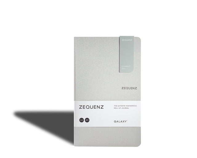 Galaxy - Rutad anteckningsbok - A5 Slim - Silver Star - 1 - Zequenz - Tidformera