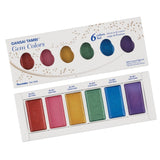 GANSAI TAMBI Akvarellfärg 6 - pack - Gem colors - 1 - ZIG Kuretake - Tidformera
