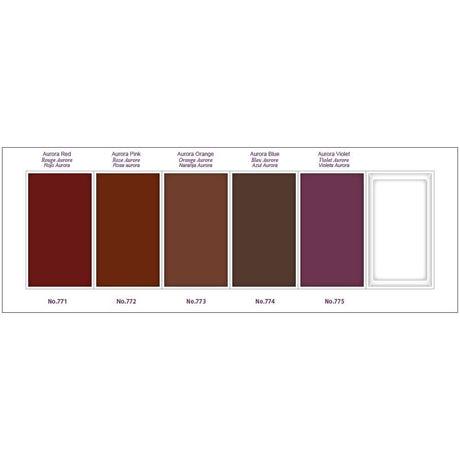GANSAI TAMBI Akvarellfärg 6 - pack - Granulating colors - 4 - ZIG Kuretake - Tidformera