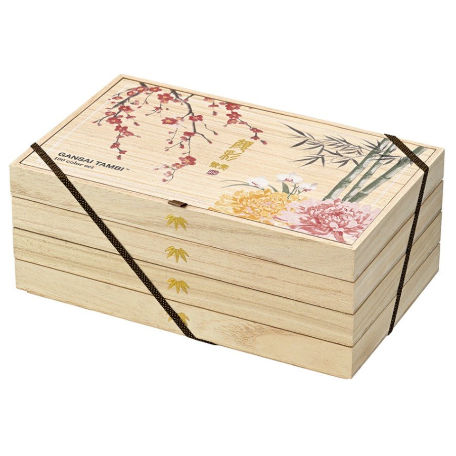GANSAI TAMBI Akvarellfärger 100 set Limited - 1 - ZIG Kuretake - Tidformera