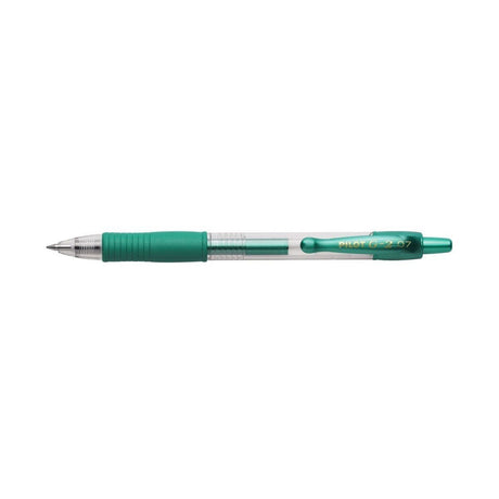 Gelkulpenna G - 2 Metallic 0,7 - Green - 1 - Pilot - Tidformera