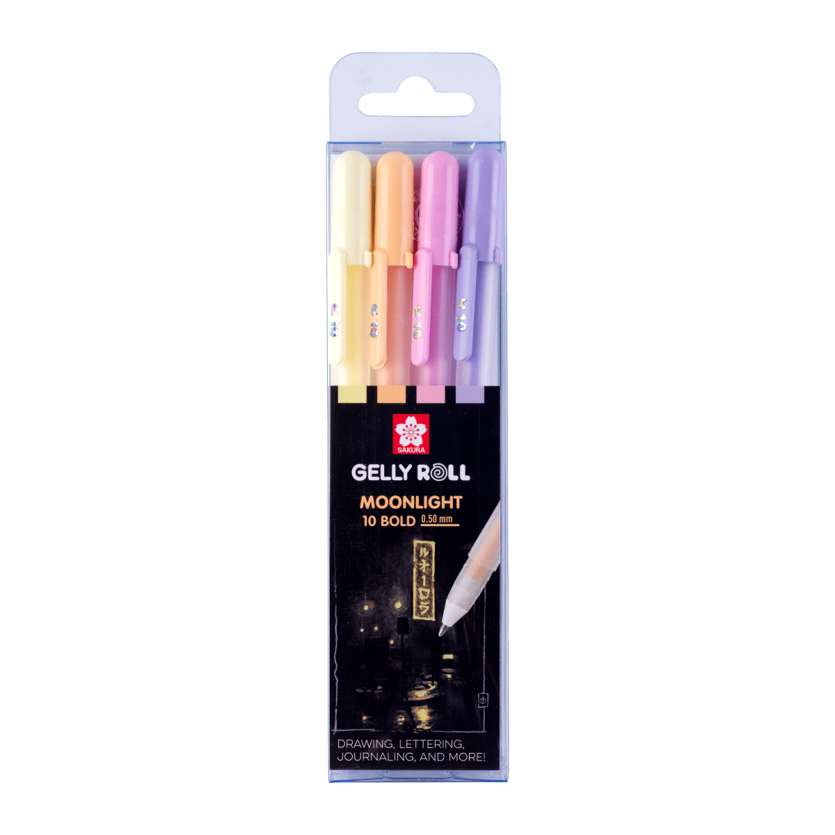 Sakura Gelly Roll Moonlight Gelstifte – Set Mit 3 Galaxie-Farben, 0,35 Mm Strich