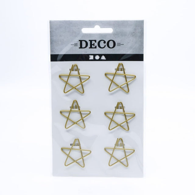 Gem Guld 6 - pack - Stars - 1 - Creotime - Tidformera