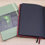 GoalBook Creation Dotted Notebook Svart papper - Rosewood - Rhodia - Tidformera